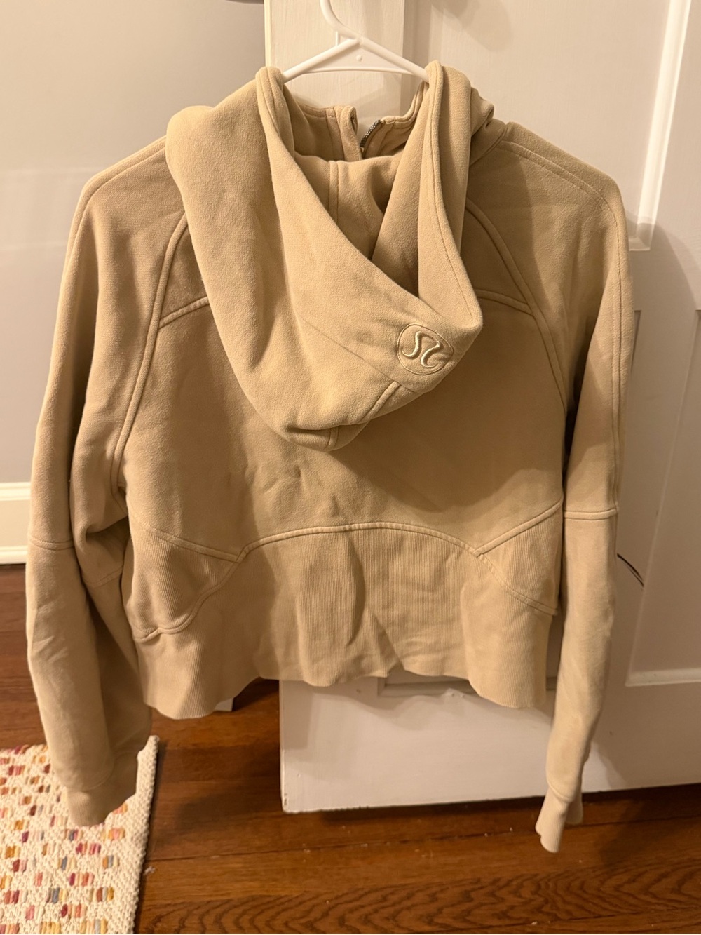 Lululemon half zip scuba hoodie Filbert tan - Picture 4 of 5